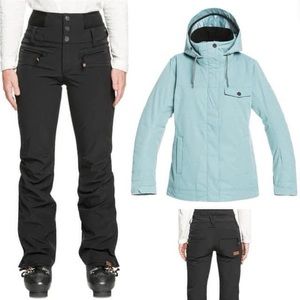 Roxy snowboarding jacket and pants, women’s size medium, like new - relisted